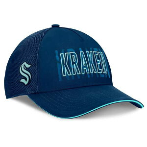 �t�@�i�e�B�N�X �����Y �A�N�Z�T���[ �X�q Men's Fanatics Deep Sea Blue Seattle Kraken Fundamental Flex Hat Navy �l�C�r�[
