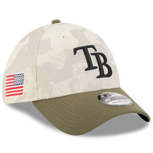 �j���[�G�� �����Y �A�N�Z�T���[ �X�q Men's New Era Light Beige/Olive Tampa Bay Rays 2025 Armed Forces Day 39THIRTY Flex Hat Light Beige �x�[�W��