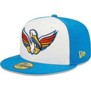 �j���[�G�� �����Y �A�N�Z�T���[ �X�q Men's New Era White/Royal Pelicanos de Myrtle Beach Copa De La Diversion 59FIFTY Fitted Hat Royal �z���C�g