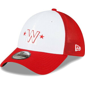 �j���[�G�� �����Y �A�N�Z�T���[ �X�q Men's New Era Red/White Washingtonationals 2023 On-Field Batting Practice 39THIRTY Flex Hat White �z���C�g