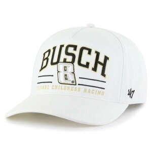 �t�H�[�e�B�[�Z�u�� �����Y �A�N�Z�T���[ �X�q Men's '47 White Kyle Busch Roscoe Hitch Adjustable Hat White �z���C�g