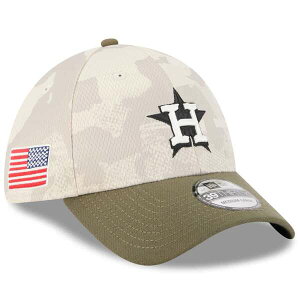 �j���[�G�� �����Y �A�N�Z�T���[ �X�q Men's New Era Light Beige/Olive Houston Astros 2025 Armed Forces Day 39THIRTY Flex Hat Light Beige �x�[�W��