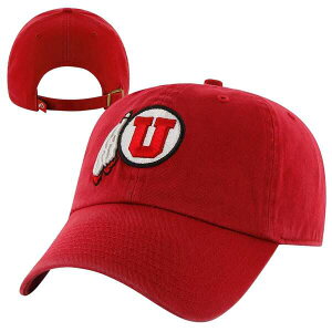 �t�H�[�e�B�[�Z�u�� �����Y �A�N�Z�T���[ �X�q ���B���e�[�W Men's '47 Red Utah Utes Vintage Clean Up Adjustable Hat Red ���b�h