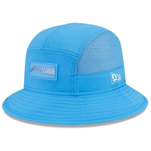 �j���[�G�� �����Y �A�N�Z�T���[ �X�q Men's New Era Powder Blue Los Angeles Chargers 2025 Sideline Bucket Hat Powder Blue �u���[