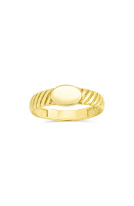 �X�^�[�����O�t�H�[�G�o�[ ���f�B�[�X �A�N�Z�T���[ �w�� ���u Sterling Forever Dixie Ribbed Signet Ringold �S�[���h