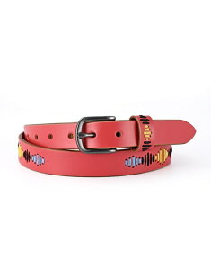�I�[���h�g�����h ���f�B�[�X �A�N�Z�T���[ �x���g ���U�[ OLD TREND Boho Genuine Leather Stitched Perforatedetail Belt Pink �s���N