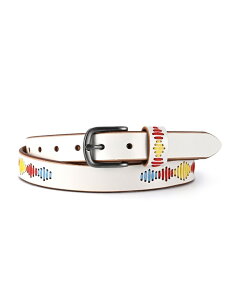 �I�[���h�g�����h ���f�B�[�X �A�N�Z�T���[ �x���g ���U�[ OLD TREND Boho Genuine Leather Stitched Perforatedetail Belt White �z���C�g