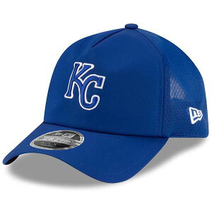 �j���[�G�� �����Y �A�N�Z�T���[ �X�q Men's New Era Royal Kansas City Royals 2026 Batting Practice Apex 9FORTY Adjustable Trucker Hat Royal