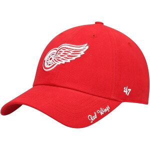 �t�H�[�e�B�[�Z�u�� ���f�B�[�X �A�N�Z�T���[ �X�q Women's '47 Redetroit Red Wings Teamiata Clean Up Adjustable Hat Red ���b�h