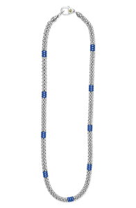 ���S�X ���f�B�[�X �A�N�Z�T���[ �l�b�N���X�E�`���[�J�[ ���[�X LAGOS Blue Caviar Ceramicollar Necklace Ultramarine �u���[