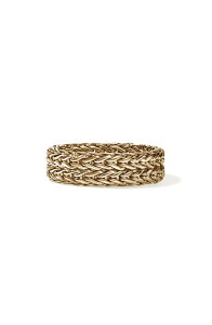 �W�����E�n�[�f�B�[ ���f�B�[�X �A�N�Z�T���[ �w�� John Hardy Rata 14K Gold 6mm Chain Band 6mm Gold �S�[���h