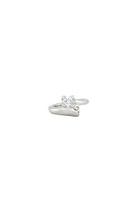 �E�m�f 50 ���f�B�[�X �A�N�Z�T���[ �w�� UNODE50 Classic White Sparkle Ring Silver �V���o�[