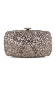�o�b�W�F���[�~�V���J ���f�B�[�X �o�b�O BADGLEY MISCHKA Sheena Crystal Box Clutch Smoke Diamond �X���[�N