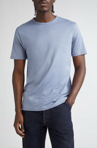 �T���X�y�� �����Y �g�b�v�X T�V���c �N���[�l�b�N �R�b�g�� Sunspel Cotton Crewneck T-Shirt Vintage Blue �u���[