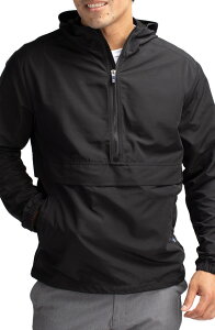 �J�b�^�[�A���h�o�b�N �����Y �A�E�^�[ �p�[�J�[�E�X�E�F�b�g �W���P�b�g Cutter & Buck Charter Anorak Jacket Black �u���b�N