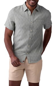 �m�[�}���u�����h �����Y �g�b�v�X �V���c The Normal Brand Freshwater Short Sleeve Button-Up Shirt Juniper Check �`�F�b�N
