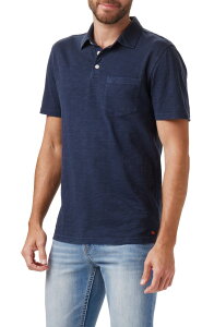 �m�[�}���u�����h �����Y �g�b�v�X �|���V���c The Normal Brand Slub Pocket Polo Navy �l�C�r�[