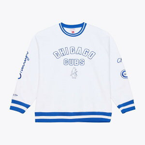 �~�b�`�F��&�l�X �����Y �A�E�^�[ �p�[�J�[�E�X�E�F�b�g �V���c �t���[�X Men's Mitchell & Ness White Chicago Cubs Arctic Fleece Sweatshirt White �z���C�g