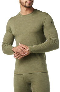 �X�}�[�g�E�[�� �����Y �g�b�v�X T�V���c Smartwool Classic Long Sleeve Merino Wool Thermal Top Winter Moss Heather �w�U�[