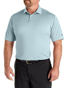 ���[�{�b�N �����Y �g�b�v�X �|���V���c �g�[�� Reebok Big & Tall Performance Heather Polo Shirt Ice Blue �u���[