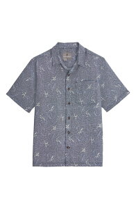 ���C�������r���Y �����Y �g�b�v�X �V���c �|���G�X�e�� ROYAL ROBBINS Camino Pucker Short Sleeve Recycled Polyester Button-Up Shirt Naval Kayaker