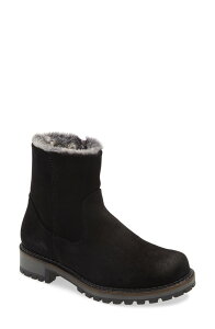 �{�X�A���h�R�[ ���f�B�[�X �V���[�Y �u�[�c�E���C���u�[�c Bos. & Co. Calib Waterproof Bootie Black Suede/Fantara �u���b�N