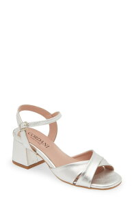 �R���_�[�j ���f�B�[�X �V���[�Y �q�[�� �T���_�� Cordanilaria Block Heel Sandal Argento