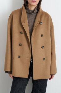 �A���b�N�X�~�� ���f�B�[�X �A�E�^�[ �W���P�b�g�E�u���]�� �E�[�� �R�[�g Alex Mill Sophia Wool Blend Coat Camel �L������