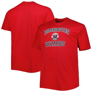 �v���t�@�C�� �����Y �g�b�v�X T�V���c �g�[�� PROFILE Men's Red Washington Wizards Big & Tall Heart & Soul T-Shirt Red ���b�h