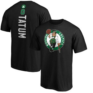 �t�@�i�e�B�N�X �����Y �g�b�v�X T�V���c Men's Fanatics Branded Jayson Tatum Black Boston Celtics Team Playmaker Name & Number T-Shirt Black �u���b�N