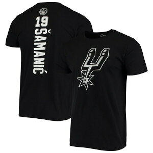 �t�@�i�e�B�N�X �����Y �g�b�v�X T�V���c ���S Men's Fanatics Branded Luka Samanic Black Santonio Spurs Playmaker Name & Number Logo T-Shirt Black �u���b�N