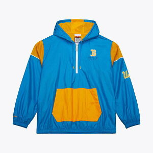 �~�b�`�F��&�l�X �����Y �A�E�^�[ �W���P�b�g�E�u���]�� ���B���e�[�W ���S �p�[�J�[ Men's Mitchell & Ness Blue UCLA Bruins Anorak Vintage Logo Half-Zip Hoodie Jacket Blue �u���[