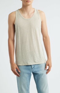 �A���b�N�X�N���[�� �����Y �g�b�v�X �V���c ���l�� ALEX CRANE Linen Tank Bone