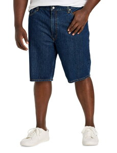 ���[�o�C�X �����Y �{�g���X �f�j���p���c �g�[�� �V���[�g�p���c Levi's Big & Tall 469 Loose-Fit Denim Shorts V1 Active Run �f�j��