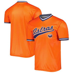 �X�e�B�b�`�[�Y �����Y �g�b�v�X �V���c �W���[�W�[ Men'stitches Orange Houston Astros Cooperstown Collection Team Jersey Orange �I�����W