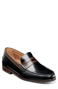 �t���[�V���C�� �����Y �V���[�Y ���[�t�@�[ Florsheim Berkley Flex Penny Loafer Black/ Brown �u���b�N