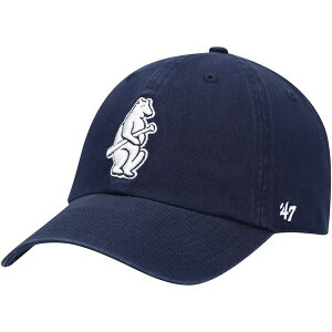 �t�H�[�e�B�[�Z�u�� �����Y �A�N�Z�T���[ �X�q ���S Men's '47 Navy Chicago Cubs 1914 Logo Cooperstown Collection Clean Up Adjustable Hat Navy �l�C�r�[