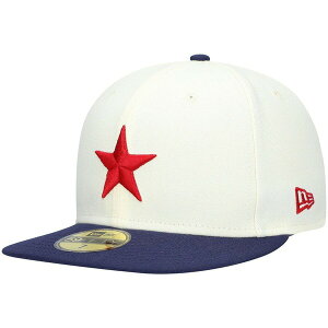 �j���[�G�� �����Y �A�N�Z�T���[ �X�q Men's New Era White Detroit Stars Cooperstown Collection Turn Back The Clock 59FIFTY Fitted Hat White �z���C�g