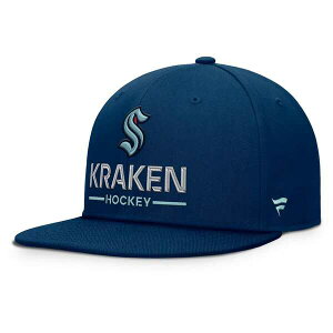 �t�@�i�e�B�N�X �����Y �A�N�Z�T���[ �X�q Men's Fanatics Deep Sea Blue Seattle Kraken Authentic Pro Rink Lockup Snapback Hat Navy �l�C�r�[