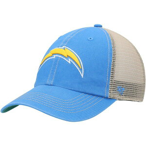 �t�H�[�e�B�[�Z�u�� �����Y �A�N�Z�T���[ �X�q Men's '47 Powder Blue/Naturalos Angeles Chargers Trawler Trucker Clean Up Snapback Hat Powder Blue �u���[