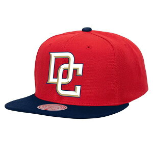 �~�b�`�F��&�l�X �����Y �A�N�Z�T���[ �X�q Men's Mitchell & Ness Red Washingtonationals Cooperstown Collection Basic Flip Snapback Hat Red ���b�h