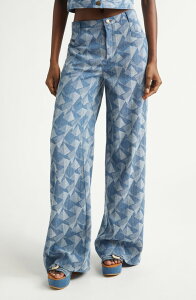 ���C�~�[ �u���b�N ���f�B�[�X �{�g���X �f�j���p���c �W�[���Y Ramy Brook Leo Jeans Geo Denim �f�j��