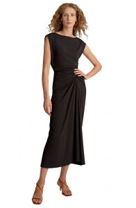 �G���G���E���t�[�� ���f�B�[�X �g�b�v�X �����s�[�X �W���[�W�[ M.M.LaFleur Zita Light Jersey Dress Black �u���b�N