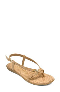 �G�A���\�[���Y ���f�B�[�X �V���[�Y �T���_�� Aerosoles Iride Slingback Sandal Natural Cork