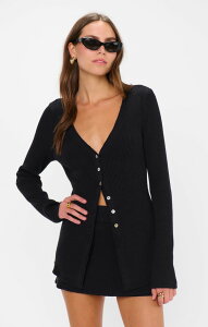 �E�~�[���A���[�� ���f�B�[�X �{�g���X �n�[�t�p���c�E�V���[�c �~�j Show Me Your Mumu Josie Mini Skort Black Rib Knit �u���b�N