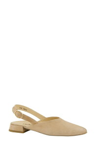 �|�[���E�O���[�� ���f�B�[�X �V���[�Y �p���v�X Paul Green Aladdin Slingback Pointoe Flat Dakar Suede
