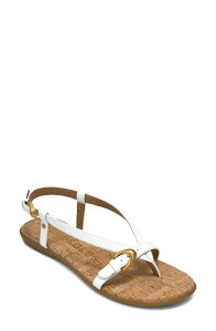 �G�A���\�[���Y ���f�B�[�X �V���[�Y �T���_�� Aerosoles Iride Slingback Sandal White - Cork Footed Fx Nappa �z���C�g