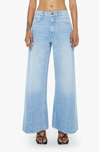 �}�U�[ ���f�B�[�X �{�g���X �f�j���p���c ���C�h���b�O �W�[���Y MOTHER Lilemononstretch Wide Leg Jeans Munchies