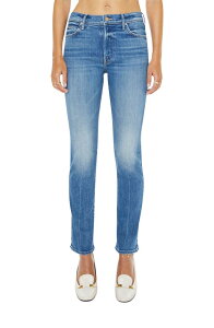 �}�U�[ ���f�B�[�X �{�g���X �f�j���p���c �X�g���[�g �n�C�E�G�X�g �W�[���Y MOTHER The Rascal Hover High Waistraight Leg Jeans Opposites Attract