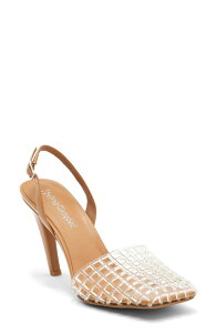 �W�F�t���[ �L�����x�� ���f�B�[�X �V���[�Y �q�[�� Jeffrey Campbell Aviary Slingback Jelly Pump Clear Natural